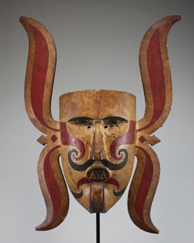 Indonesia, Borneo, Kalimantan, Dayak, Kenyah wood