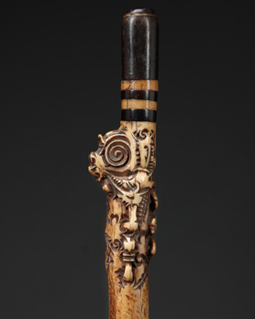 Indonesia, Borneo, Dayak, Skull, Hook